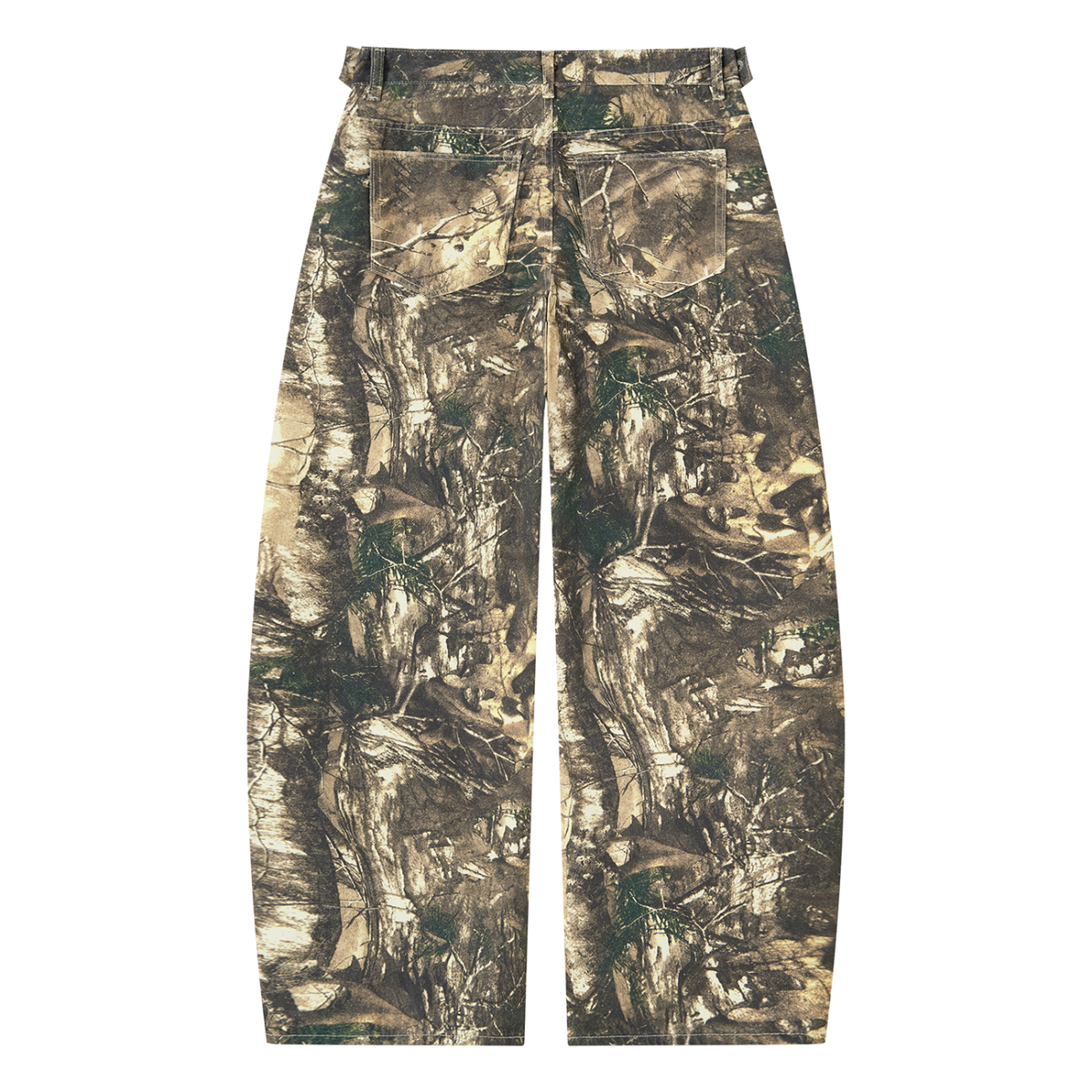 Tree Camo Barrel Leg Pants