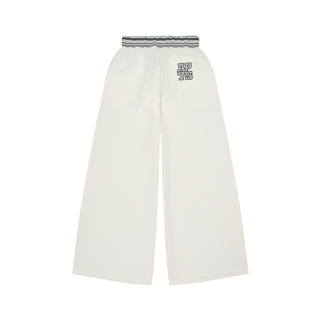 AP75 Striped Waist Wide Leg Pants