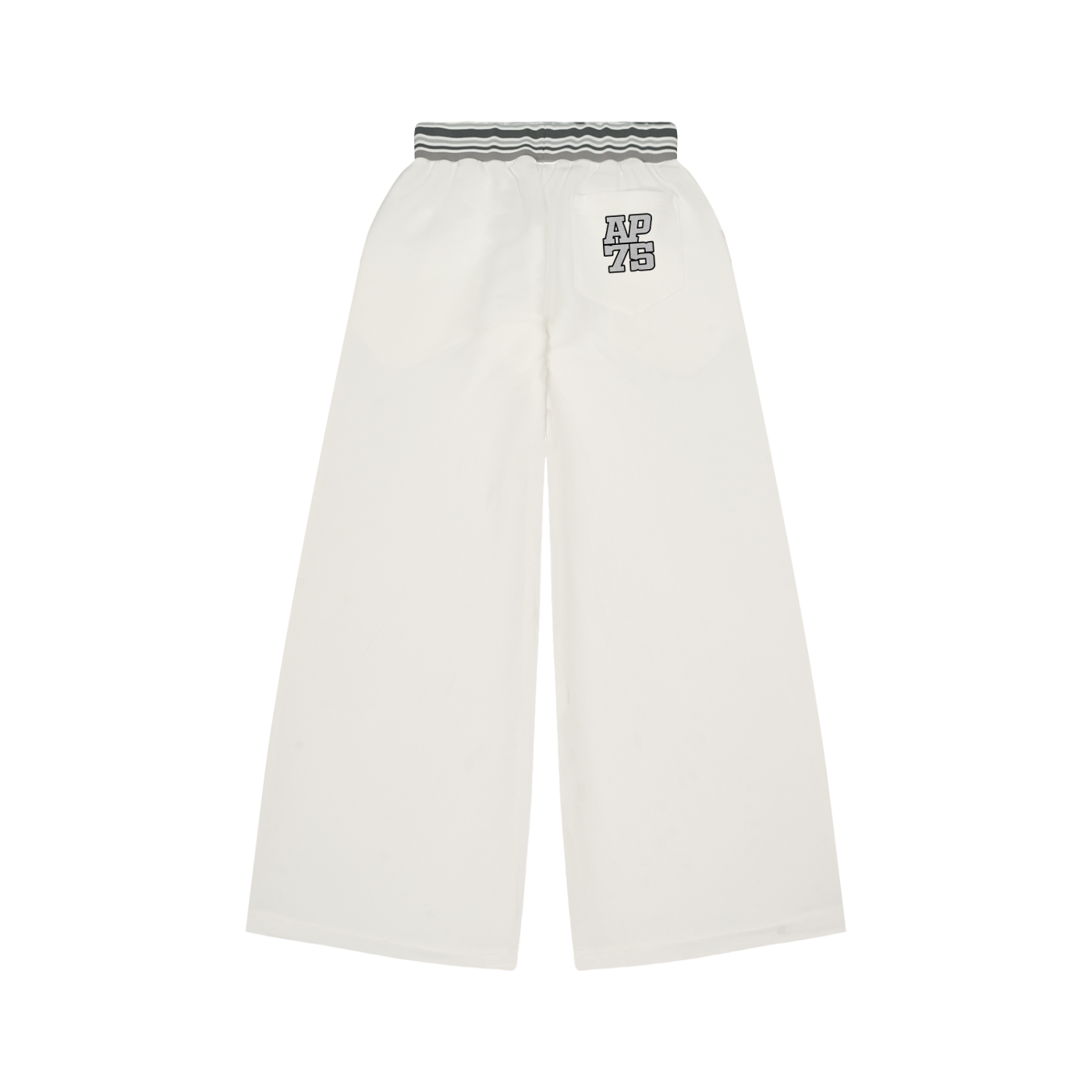 AP75 Striped Waist Wide Leg Pants