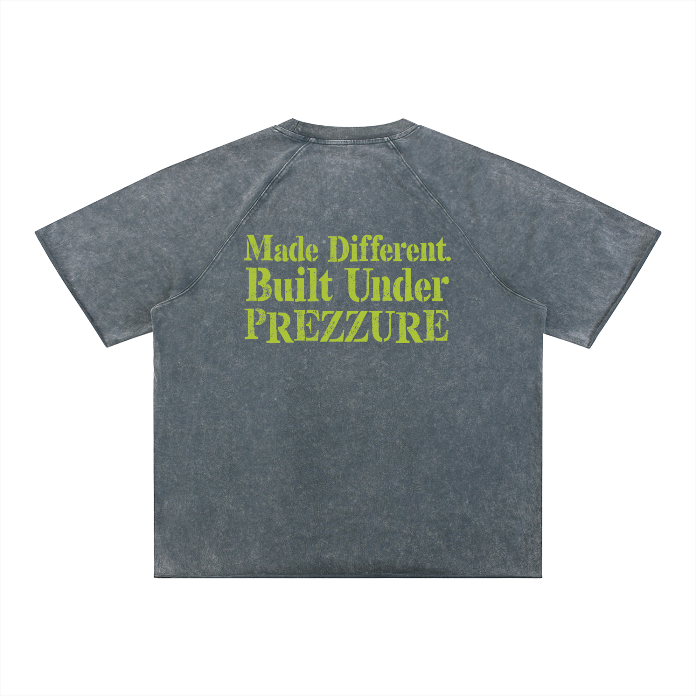 Made Different Mineral Wash Raw Edge T-Shirt