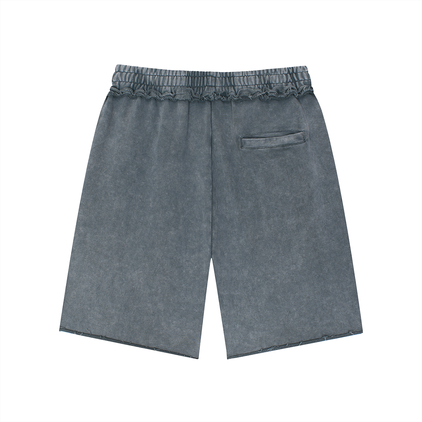 Made Different Mineral Wash Raw Edge Shorts