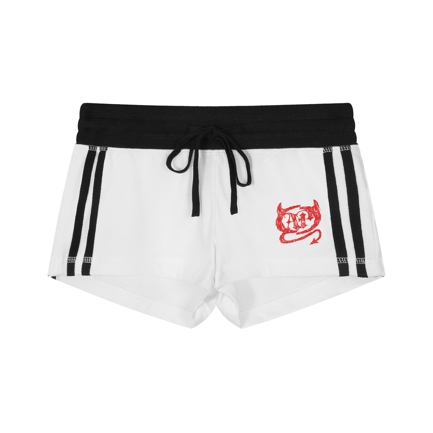 Women's  Stripe Varsity Demon Shorts