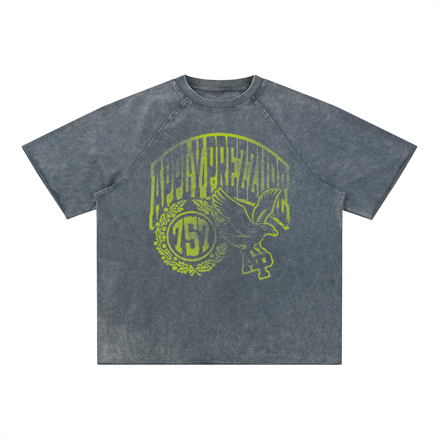 Made Different Mineral Wash Raw Edge T-Shirt