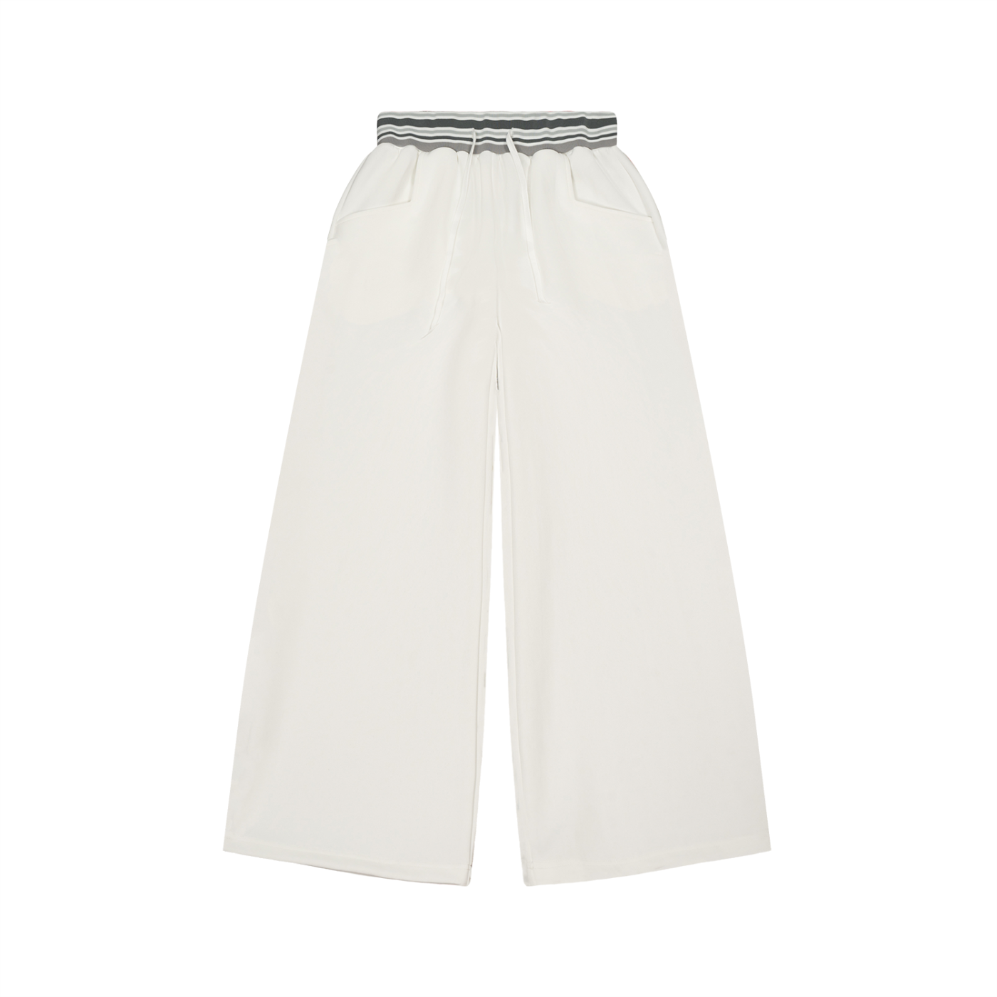 AP75 Striped Waist Wide Leg Pants