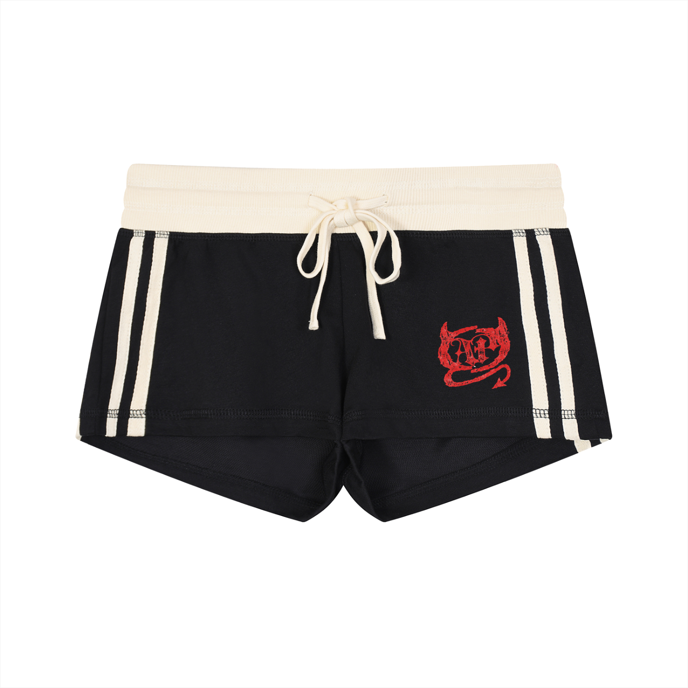 Women's  Stripe Varsity Demon Shorts