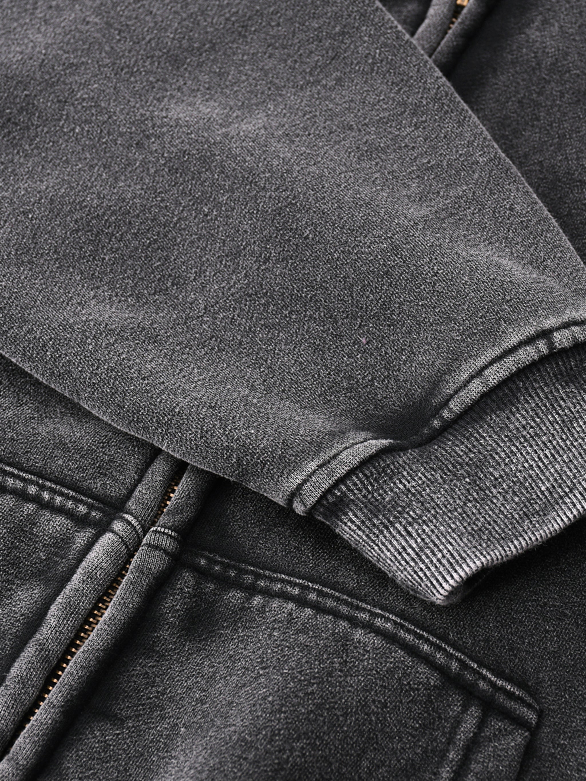 Ap Worldwide Zip Boxy Fleece Hoodie